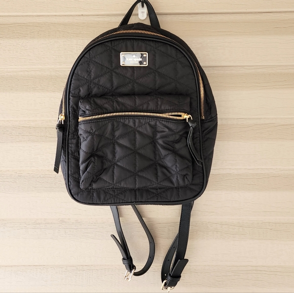 kate spade Bags Kate Spade Bradley Quilted Black Backpack Poshmark